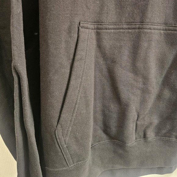 Port & Co New York Distressed-look Black Hoodie - Size XL - NWOT - Picture 6 of 11
